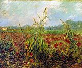 Vincent Van Gogh Wall Art - Green Ears of Wheat